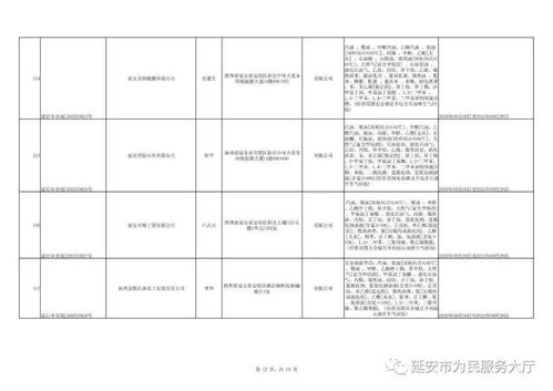 延安市行政审批服务局关于取得安全生产、危险化学品、烟花爆竹经营许可证企业的公示